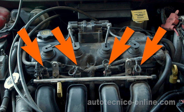 Cómo Probar Los Inyectores De Combustible (Chrysler 2.0L, 2.4L)