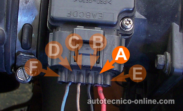 Verificando Alimentación De 12 Voltios. Cómo Probar El Sensor De Flujo De Aire (Sensor MAF) De Ford