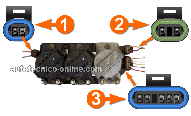 Descripciónes De Los Circuitos del Módulo De Encendido. Cómo Probar El Módulo De Encendido Y Sensor Del Cigüeñal (GM 3.1L, 3.4L)