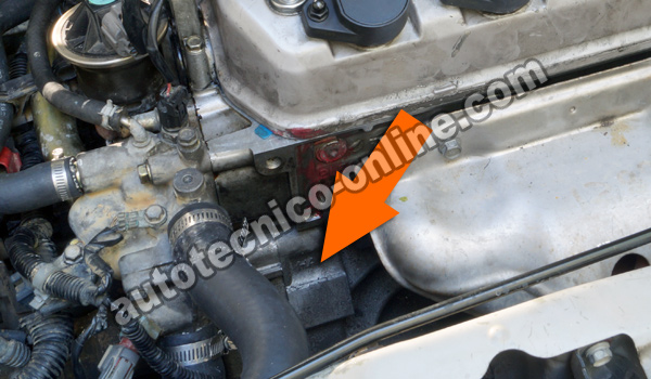 Donde Encontrar El Número De Código Del Motor 1.7L Honda (2001-2003 Honda 1.7L)