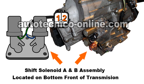 Cómo Probar Los Solenoides De Cambio A y B (1.7L Honda Civic)