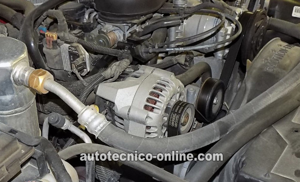 Cómo Probar El Alternador (1998, 1999, 2000 4.3L Chevrolet S10, GMC Sonoma, y Isuzu Hombre)