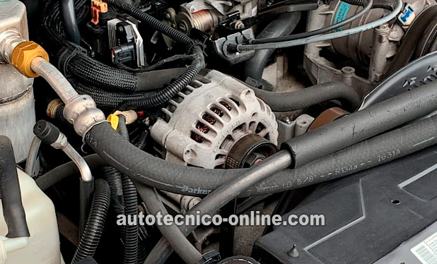 Cómo Probar El Alternador (2001, 2002, 2003 4.3L Chevrolet S10, GMC Sonoma)