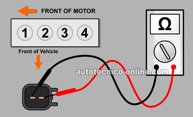 Probando La Resistencia Interna Del Inyector De Combustible Con Un Multímetro. Cómo Probar Un Inyector De Combustible Averiado (2001, 2002, 2003 2.0L SOHC Neon)