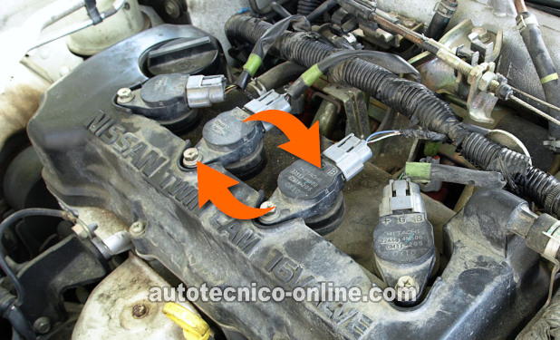 Cambiando Las Bobinas De Encendido. Cómo Probar Las Bobinas De Encendido (2000, 2001, 2002, 2003, 2004, 2005, 2006 1.8L Nissan Sentra)