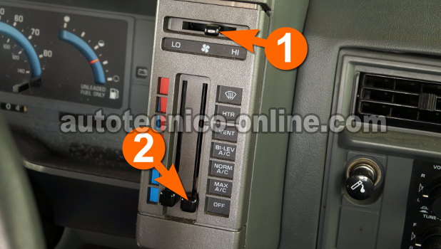 Cómo Probar La Resistencia Del Motor Soplador (2.8L Chevy S10/ GMC S15)