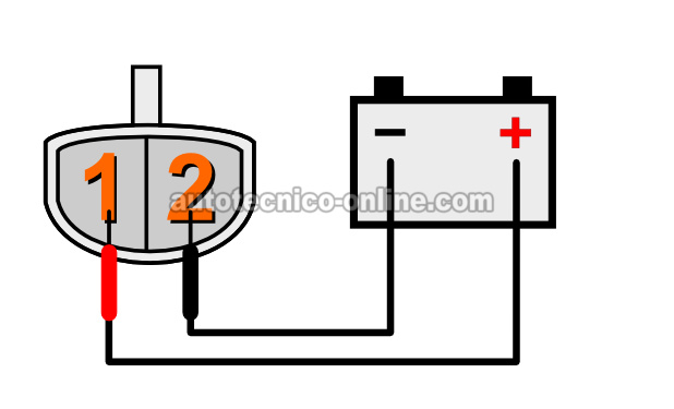 Aplicándole 12 Voltios y Tierra Al Motor Soplador. Verificando El Motor Del Soplador Del Aire Acondicionado (4.0L Ford)