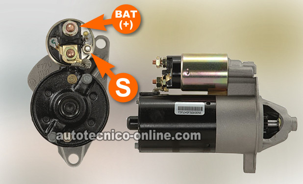 Verificando La Caída De Voltaje Del Circuito De La Batería Para Verificar El Motor De Arranque (4.0L Ford Aerostar, Explorer, Ranger, y Mercury Mountaineer)