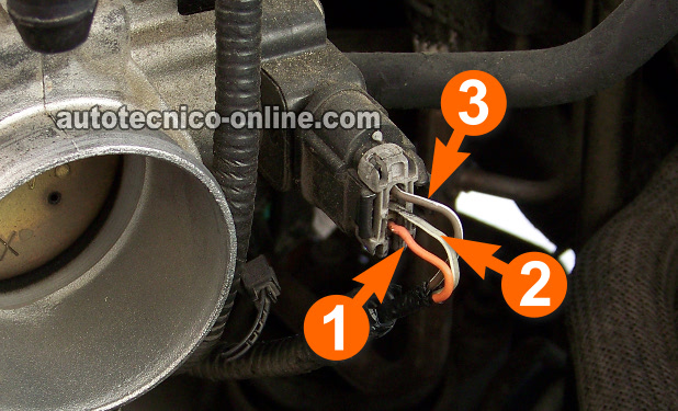 Descripciones De Los Circuitos Del Sensor TPS. Cómo Probar El Sensor TPS Con Multímetro (2001-2007 3.0L Ford Escape)