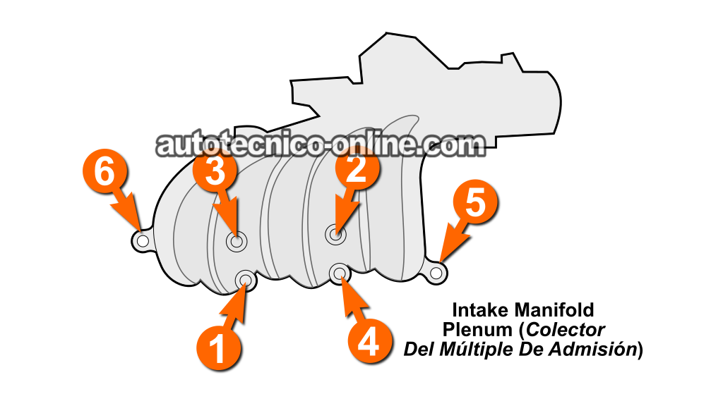 Es Necesario Quitar La Parte Superior Del Múltiple De Admisión. Cómo Probar Los Inyectores De Combustible (1996, 1997, 1998, 1999 3.0L V6 Ford Taurus, Mercury Sable)