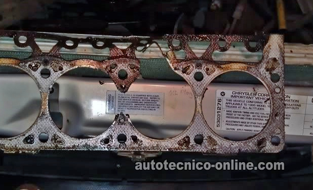 Cómo Probar Los Empaques De Cabeza (3.3L V6 Chrysler, Dodge, Plymouth Mini-Van)