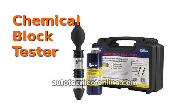Usando Un Block Tester Para Verificar El Empaque De Cabeza (1.6L Mazda Protegé)