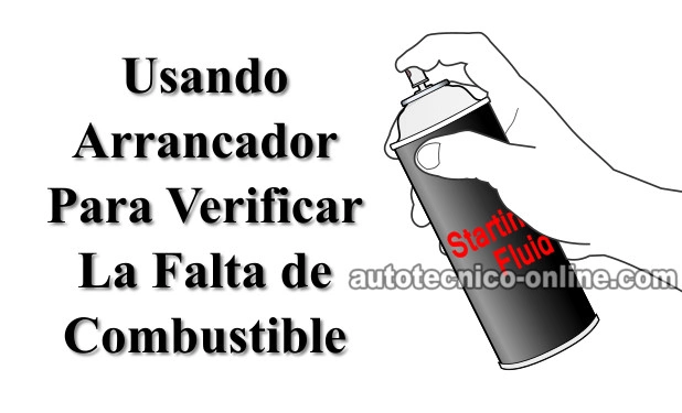 Usando Arrancador Para Confirmar La Falta De Combustible (2001, 2002, 2003, 2004, 2005 2.4L Chrysler Voyager y Dodge Caravan)