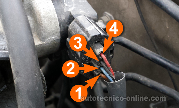 Descripción De Los Circuitos Del Sensor TPS. Cómo Probar El Sensor TPS (1992, 1993, 1994, 1995, 1996 2.2L Toyota Camry)