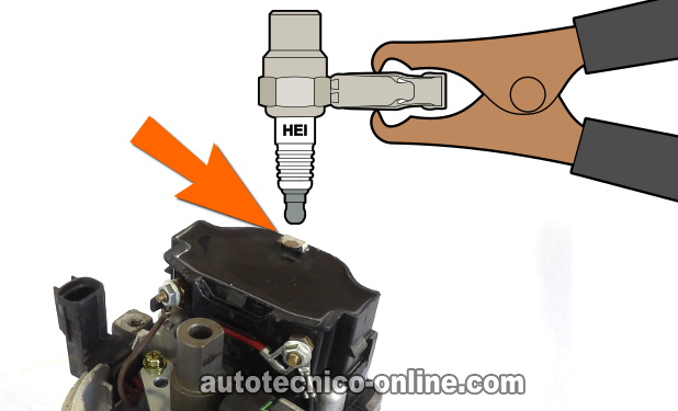 Verificando El Disparo De Chispa En Los 4 Cables De Bujía. Cómo Probar La Bobina De Encendido (1992, 1993, 1994, Y 1995 Toyota Camry)