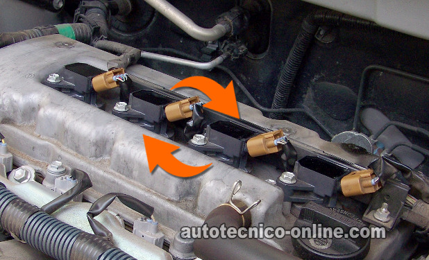 Intercambiando La Bobina De Encendido Que No Disparó Chispa. Cómo Probar Las Bobinas De Encendido (1.8L Toyota)
