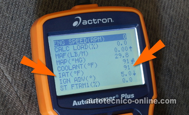 Cómo Probar El Sensor De La Temperatura De Aire De Admisión (IAT) (1.8L Toyota Corolla)