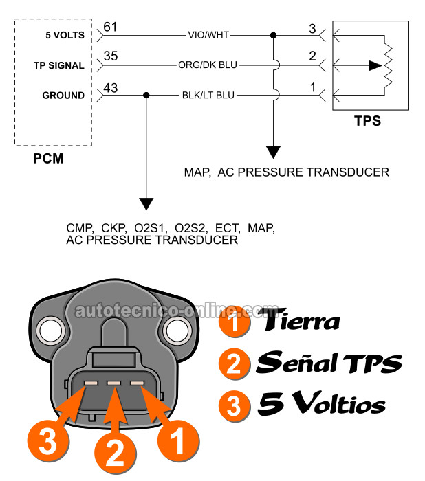 Cómo Probar El Sensor TPS (1996-1997 3.0L Chrysler)