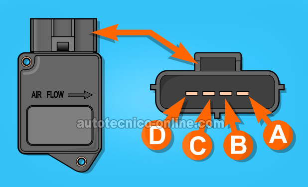 Cómo Probar El Sensor MAF (1998, 1999, 2000, 2001, 2002 2.0L Mazda 626)