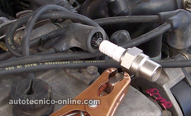 Probando El Cable De Alta Tensión De La Bobina De Encendidoe. Cómo Probar El Módulo De Encendido (1993, 1994, 1995, 1996, 1997 2.4L Nissan Altima)