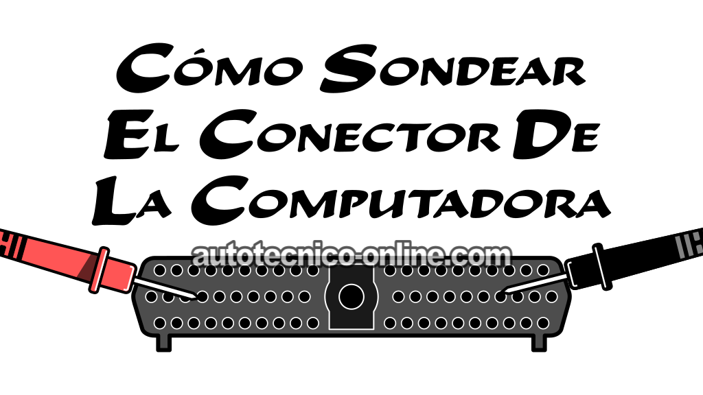 Cómo Sondear El Conector De La Computadora Sin Dañarlo (1990-2007 3.0L V6 Ford Taurus, Mercury Sable)
