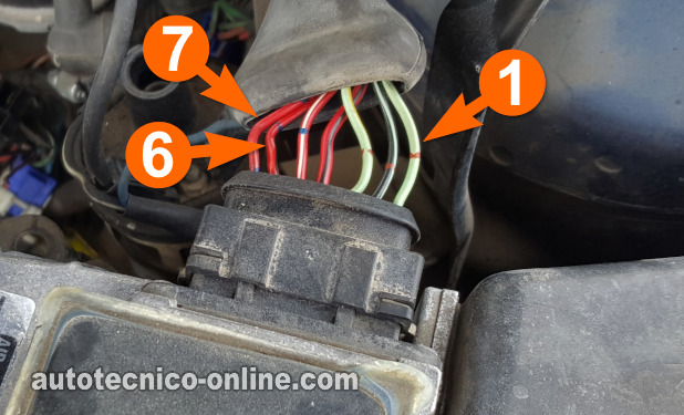 Prueba Del Sensor MAF (1988, 1989, 1990, 1991, 1992 2.2L Mazda 626)