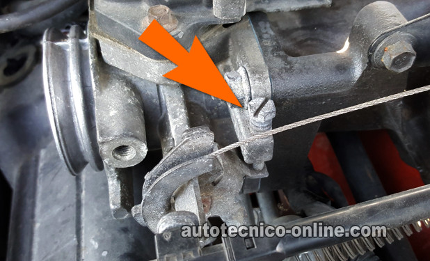 Tornillo Del Ajuste De La Velocidad De Ralentí. Cómo Probar El Sensor TPS (1994, 1995 3.8L Ford Mustang)