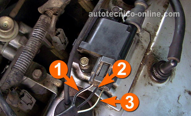 Circuit Descripciones Of The C-O-P Ignition Coil Connector. Ignition Coil Y Crank Sensor Tests (1.8L, 2.4L Mitsubishi)