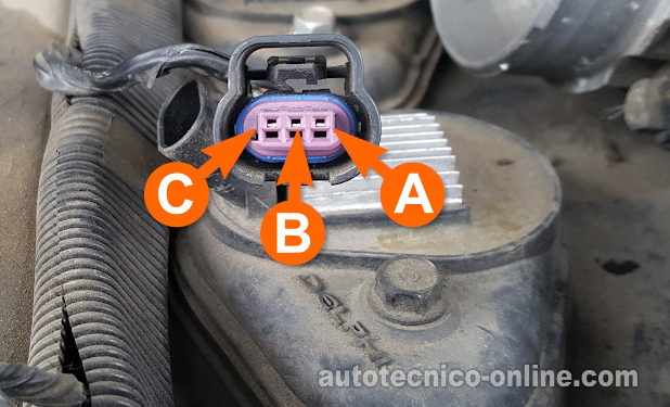 Identificaciones De Las Terminales Del Sensor MAP. Cómo Probar El Sensor MAP (2002, 2003, 2004, 2005, 2006, 2007 4.2L Chevrolet TrailBlazer y GMC Envoy)