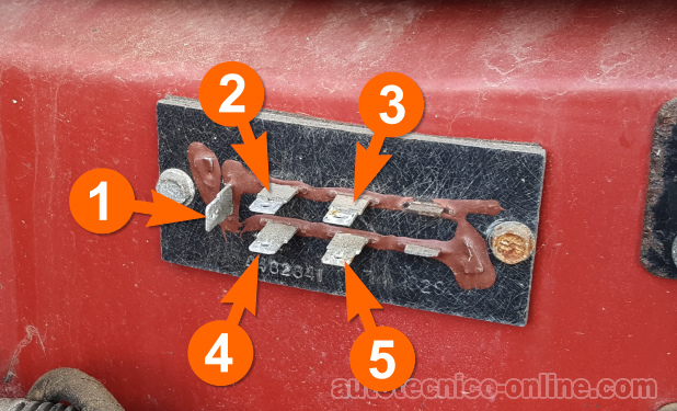 Basic Blower Motor Resistor Wiring Diagram. Cómo Probar El Conjunto De Resistencias Del Motor Del Soplador (1991, 1992, 1993, 1994, 1995, 1996 3.9L Dodge Dakota)