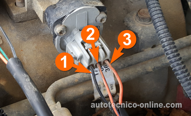 Identificando Las Terminales Del Sensor TPS. Cómo Probar El Sensor TPS (2000, 2001, 2002, 2003 3.9L V6 Dodge Dakota)