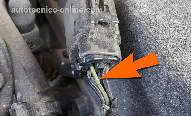 Testing La señal 180° REF. Cómo Probar El Sensor De La Posición Del Cigüeñal (1990, 1991, 1992, 1993, 1994, 1995, 1996 2.4L Nissan D21 Pickup, Pickup, 240SX)