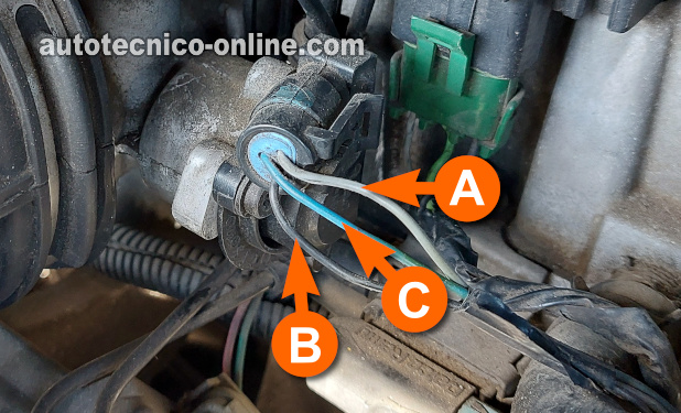 TEST 1: Probando La Señal De Voltaje Del Sensor TPS. Cómo Probar El Sensor TPS (1993, 1994, 1995, 1996 2.2L Buick Century Y Oldsmobile Cutlass Ciera)