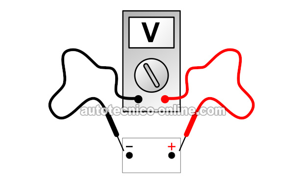 Verificando La Salida De Voltaje Del Alternador Con Un Multímetro. Cómo Probar El Alternador (1998, 1999, 2000 4.3L Chevrolet S10, GMC Sonoma, y Isuzu Hombre)